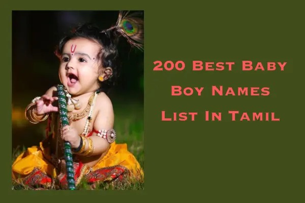 Baby Boy Names list in Tamil
